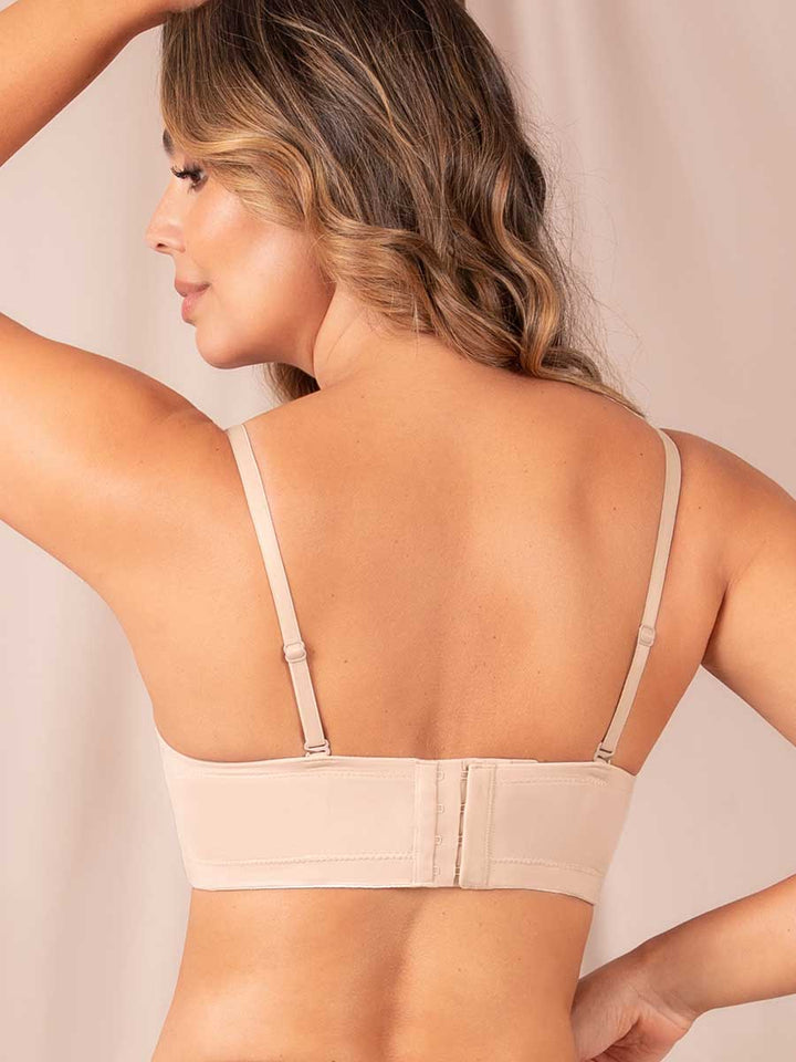 Brasier Strapless Doble Realce Perla