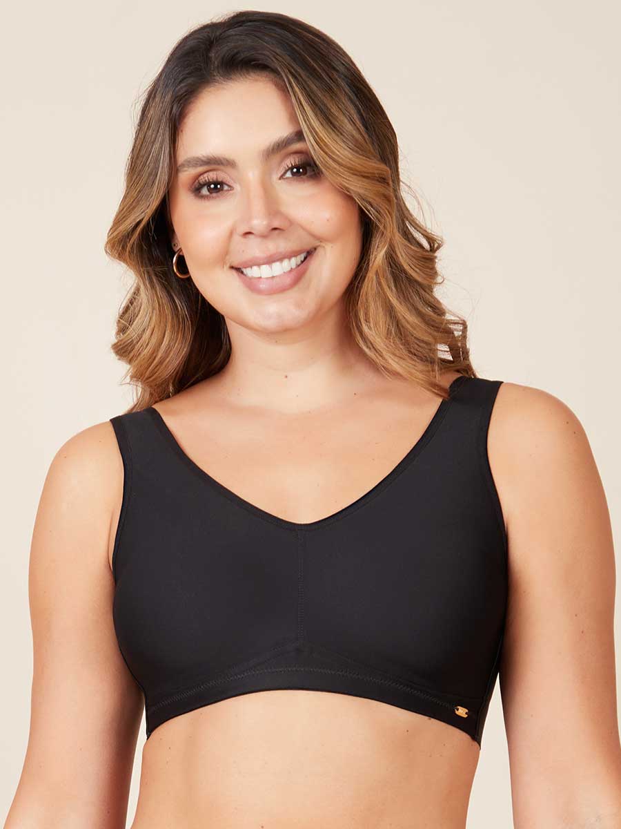 Brasier Para Mujer Clásico Copa Entera Negro