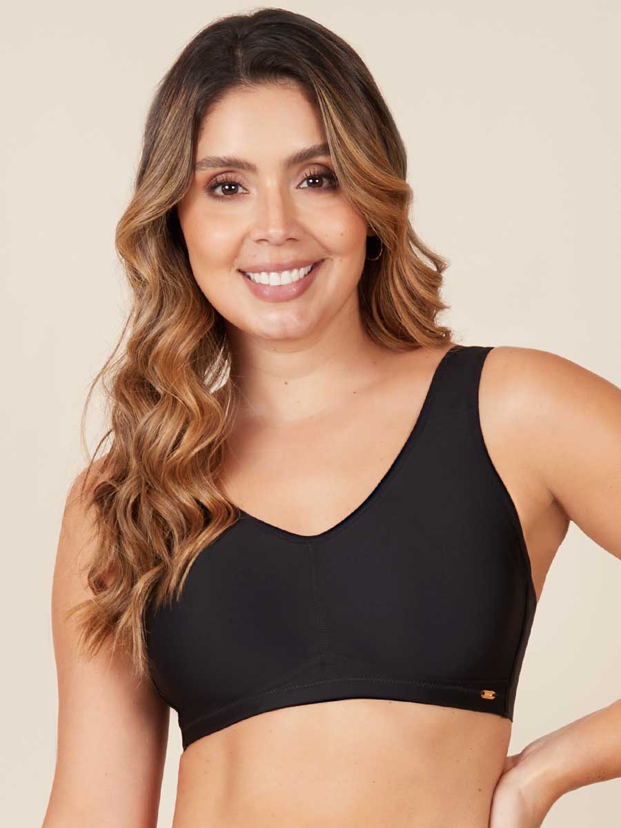 Brasier Para Mujer Clásico Copa Entera Negro