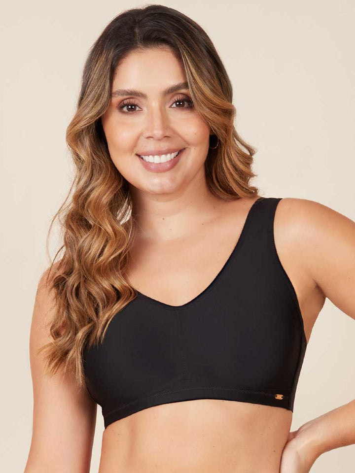 Brasier Para Mujer Clásico Copa Entera Negro