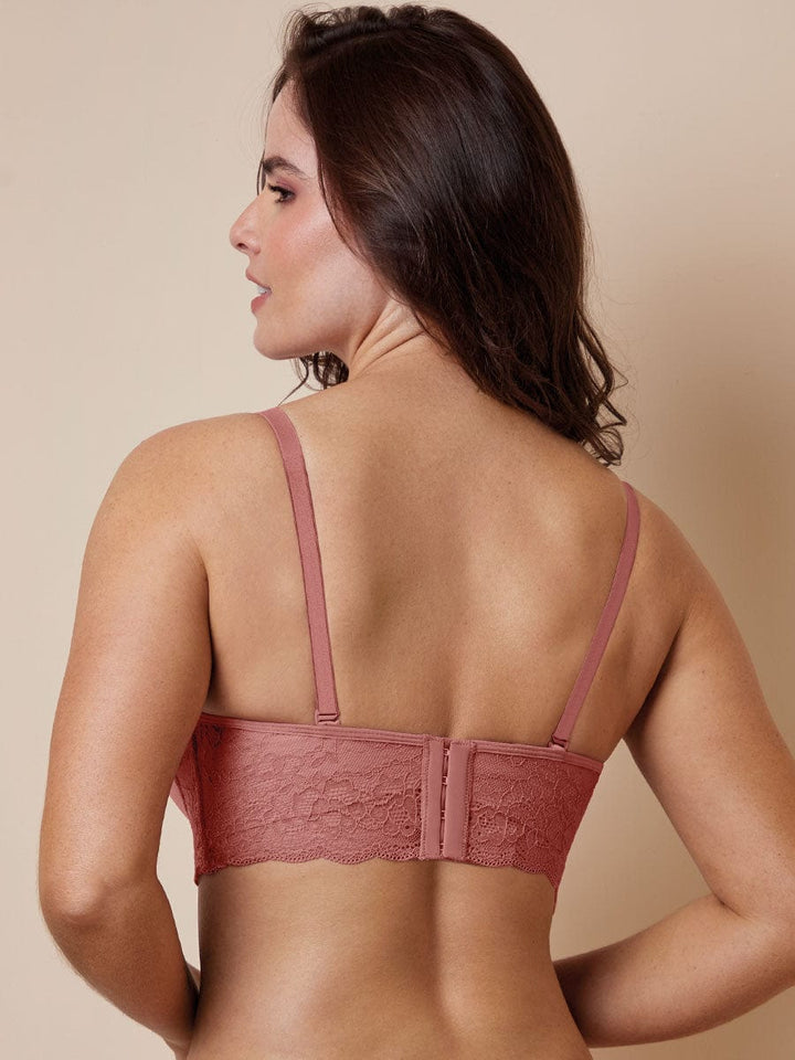 Brasier sin Aro Para Mujer Color Rosa Salmón