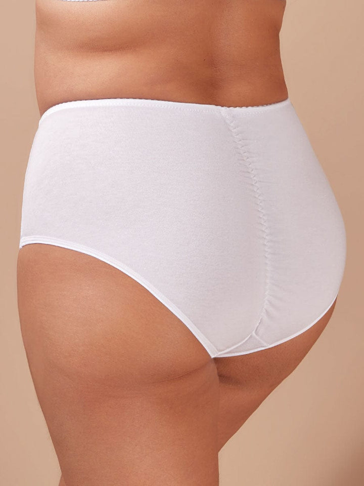 Panty Clásico en Algodón Color Blanco