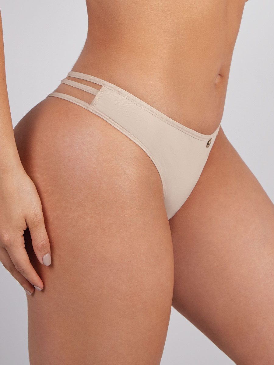 Brasilera Para Mujer con Detalle Posterior Perla