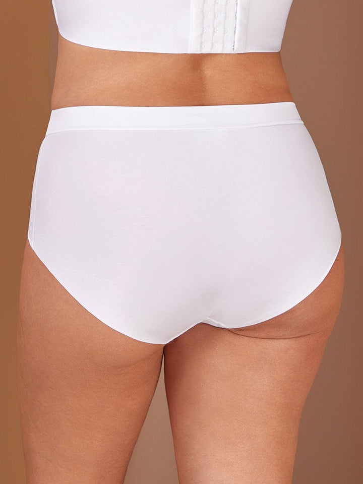 Panty Clásico Invisible con Control de Abdomen Color Blanco