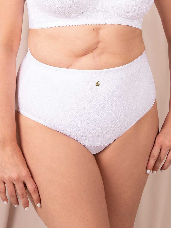 Panty Clásico Levanta Cola Para Mujer Blanco