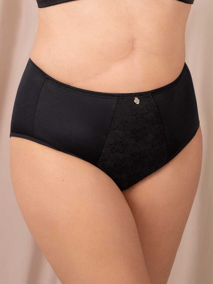 Panty Clásico Para Mujer Color Negro