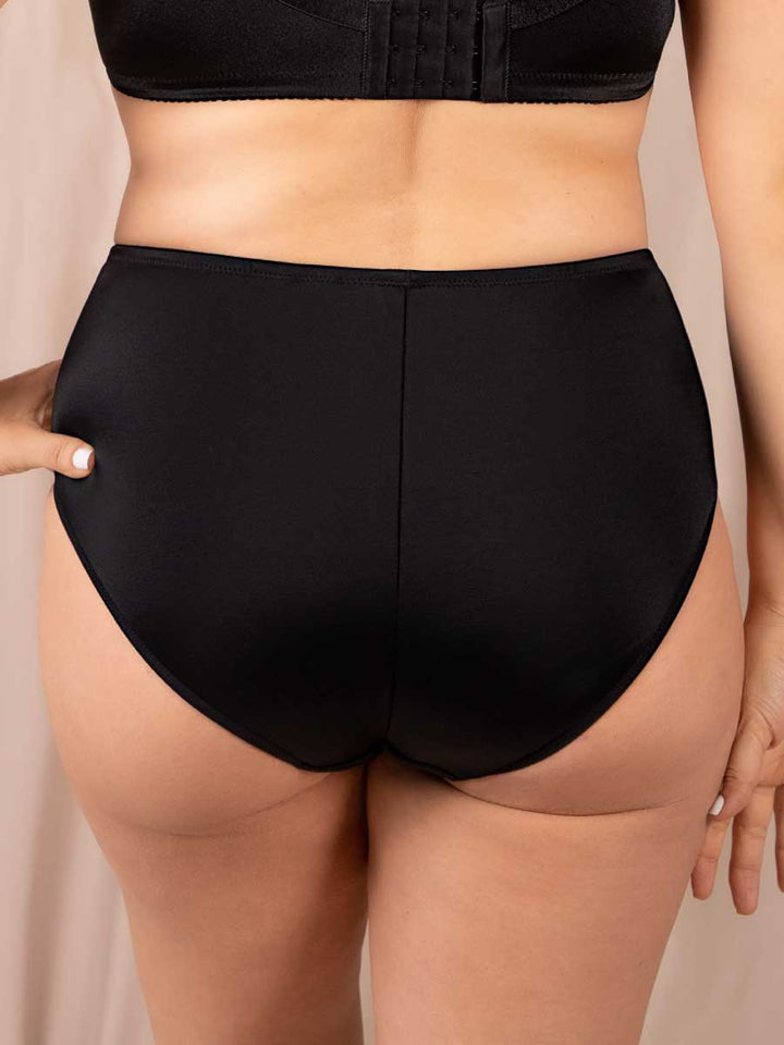 Panty Clásico Para Mujer Color Negro