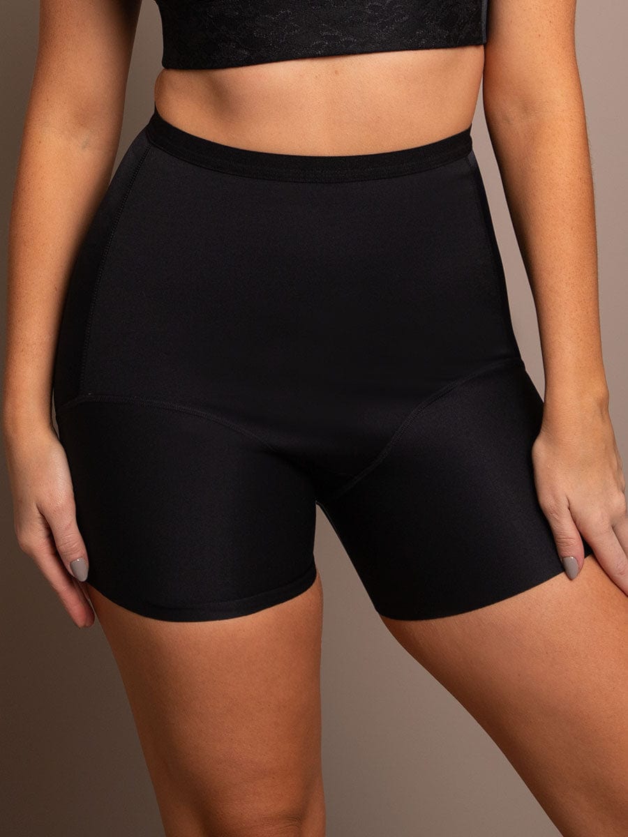 Bóxer Moldeador Largo Para Mujer Color Negro