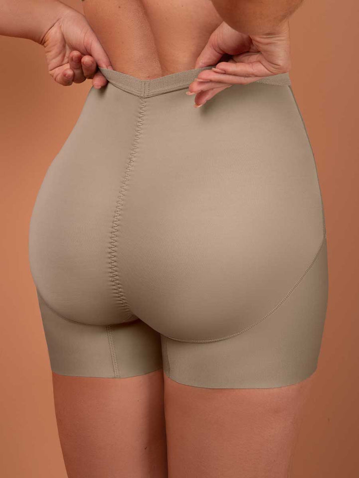 Bóxer Moldeador Largo Para Mujer Color Pistacho Cremoso