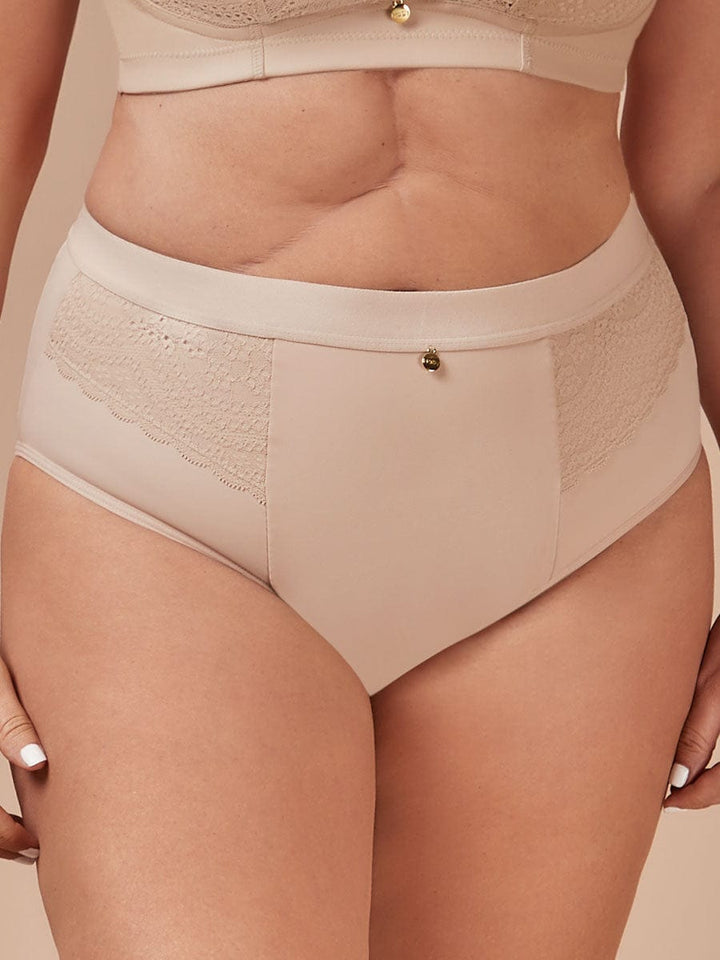 Panty Clásico Para Mujer Alto en Cintura Perla