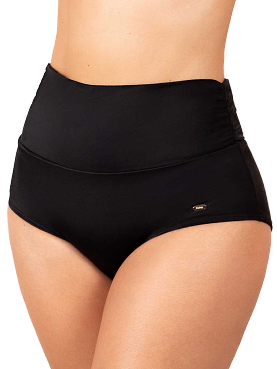 Panty de Baño con Fajón Ancho Color Negro