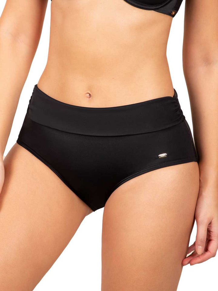 Panty de Baño con Fajón Ancho Color Negro