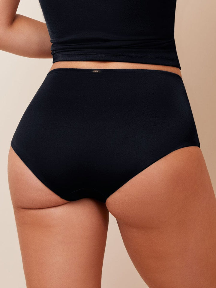Panty de Baño Con Control Suave de Abdomen Negro