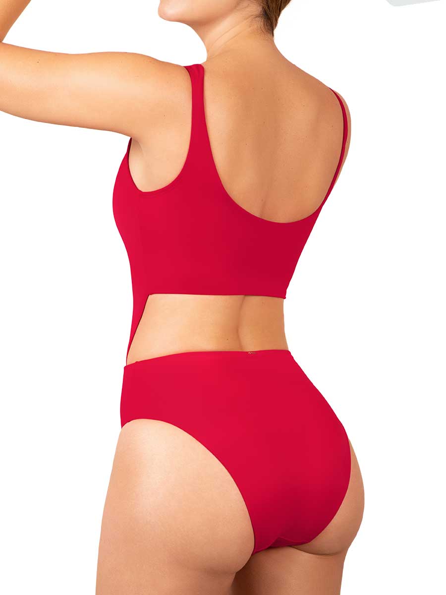 Traje de Baño Entero Cereza