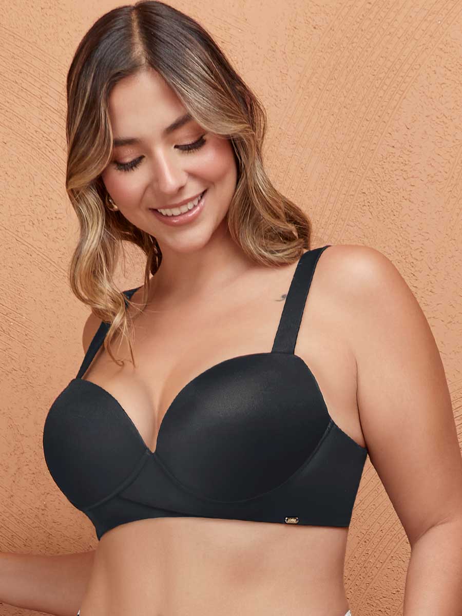 Top de Baño Estructurado Color Negro