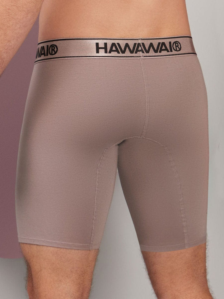 Bóxer Largo en Algodón Para Hombre Color Marrón Claro