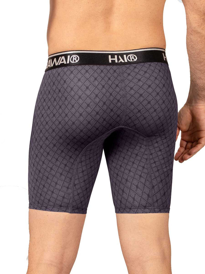 Bóxer Silueta Larga Para Hombre Color Gris