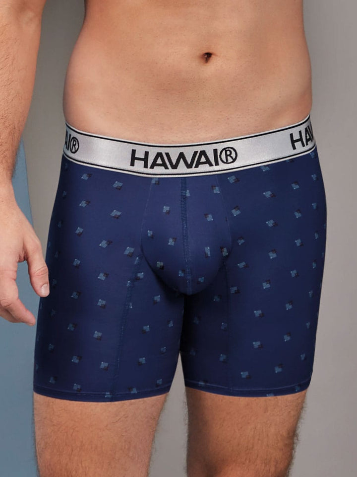 Bóxer Medio Para Hombre Color Azul