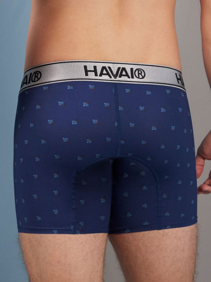 Bóxer Medio Para Hombre Color Azul