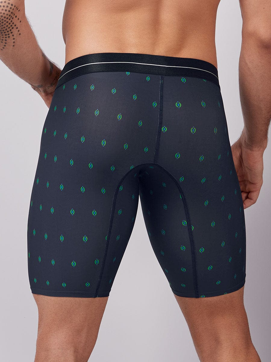 Bóxer Largo Para Hombre Color Azul Oscuro