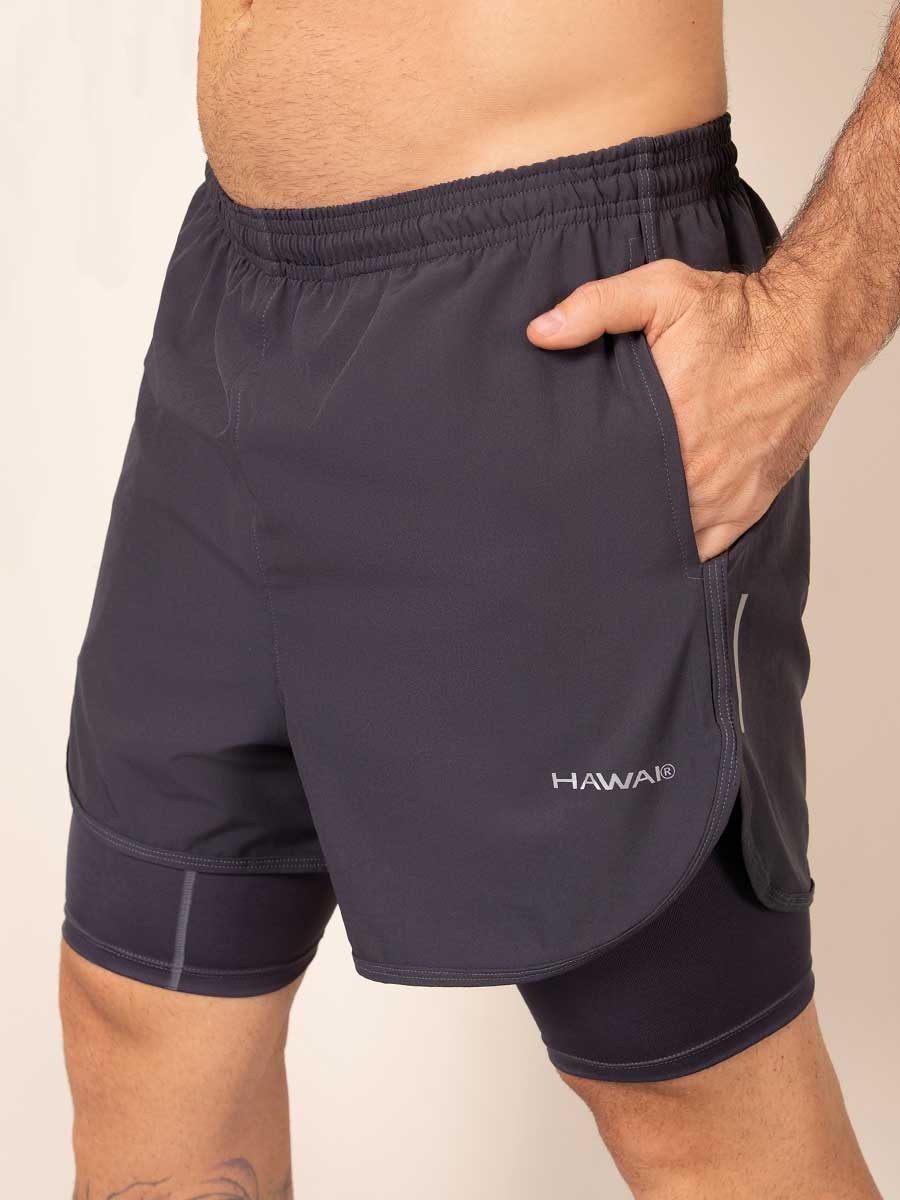 Pantaloneta Corta Gris