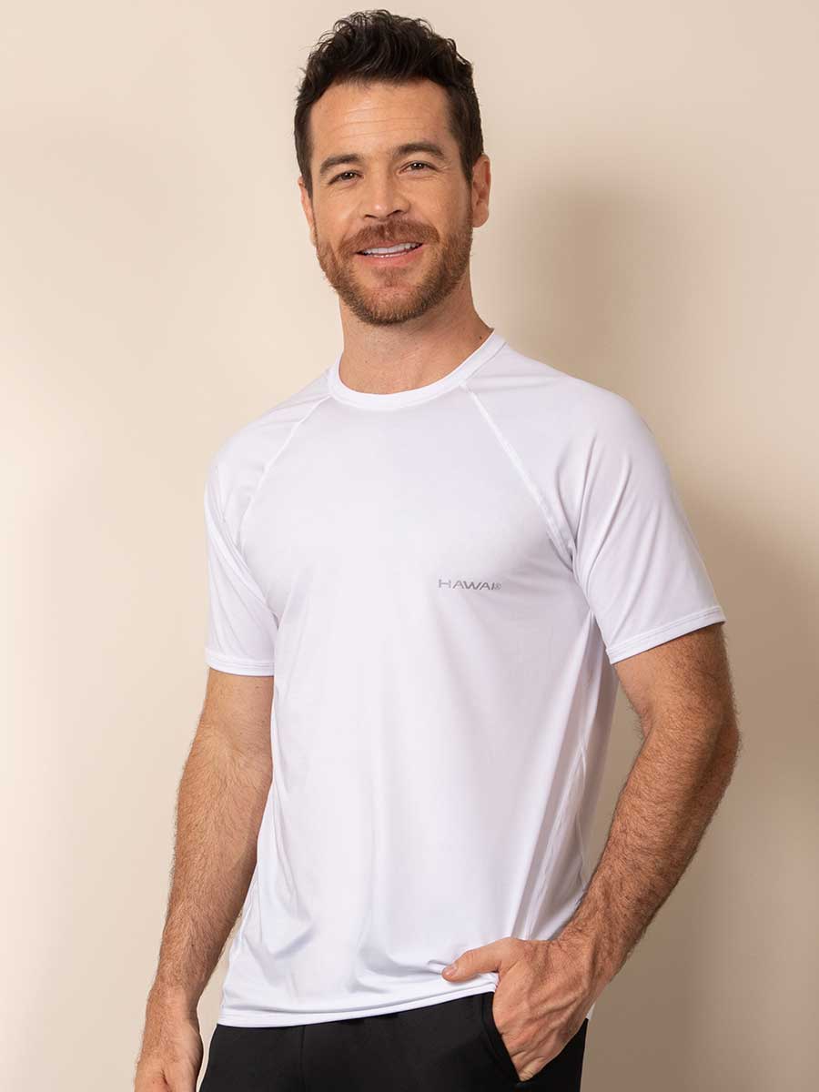 Camiseta Deportiva Manga Corta Blanco