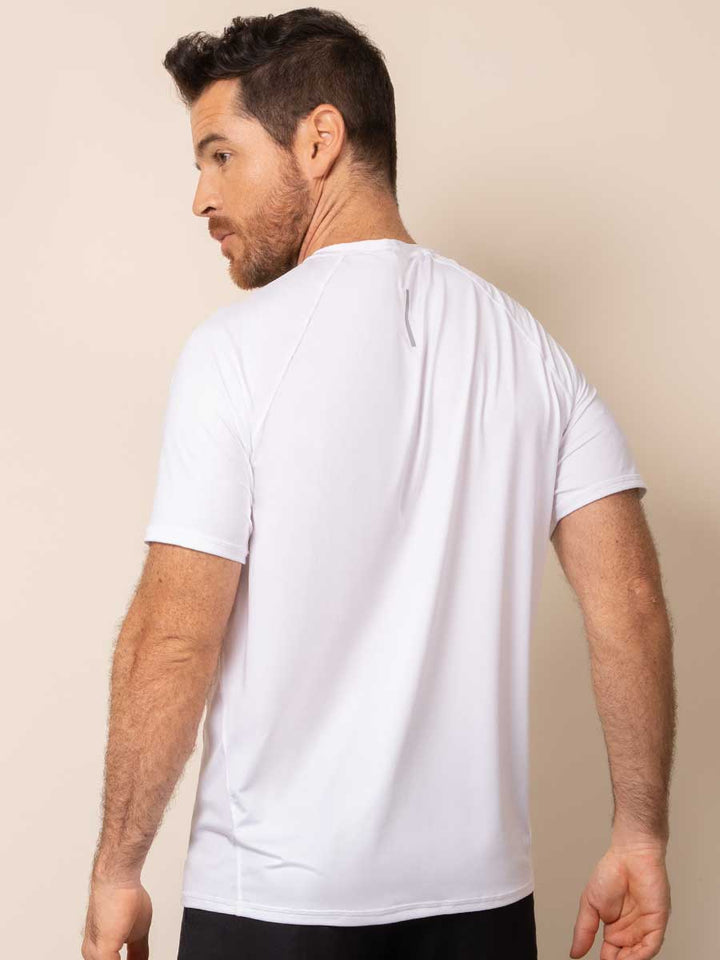 Camiseta Deportiva Manga Corta Blanco