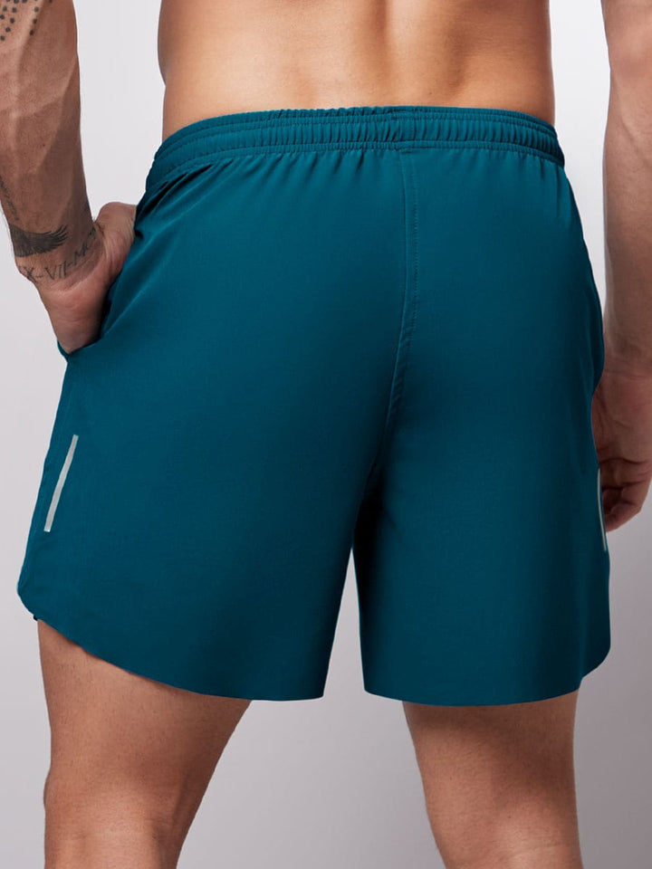 Pantaloneta Para Hombre Deportiva Corta Verde Marino