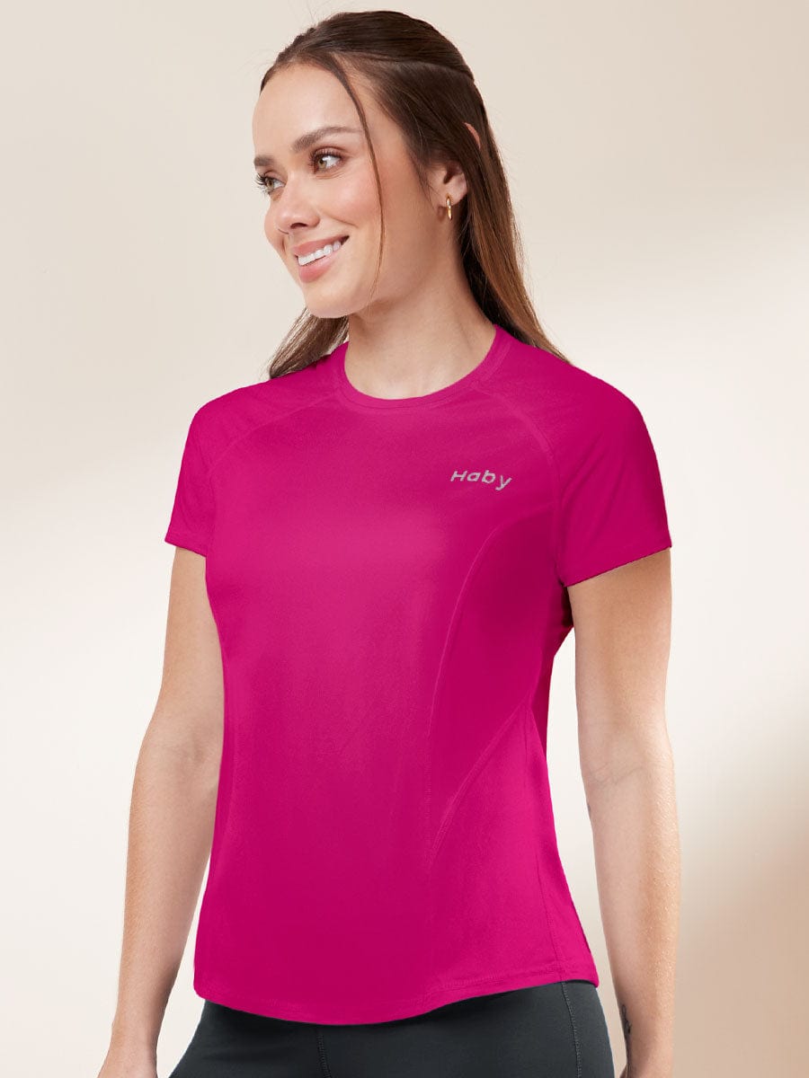 Camiseta Rosa Intenso