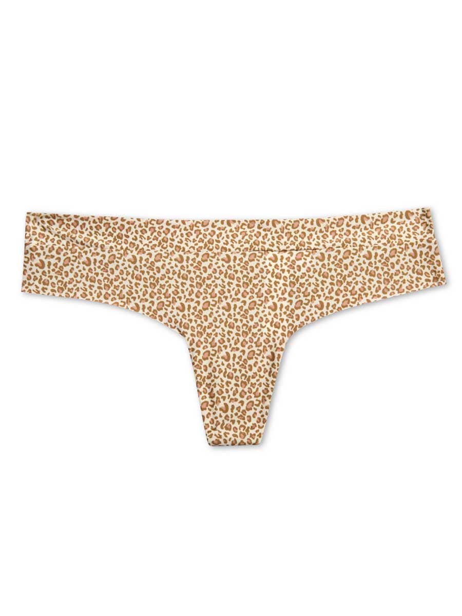Brasilera Invisible Estampada Color Beige
