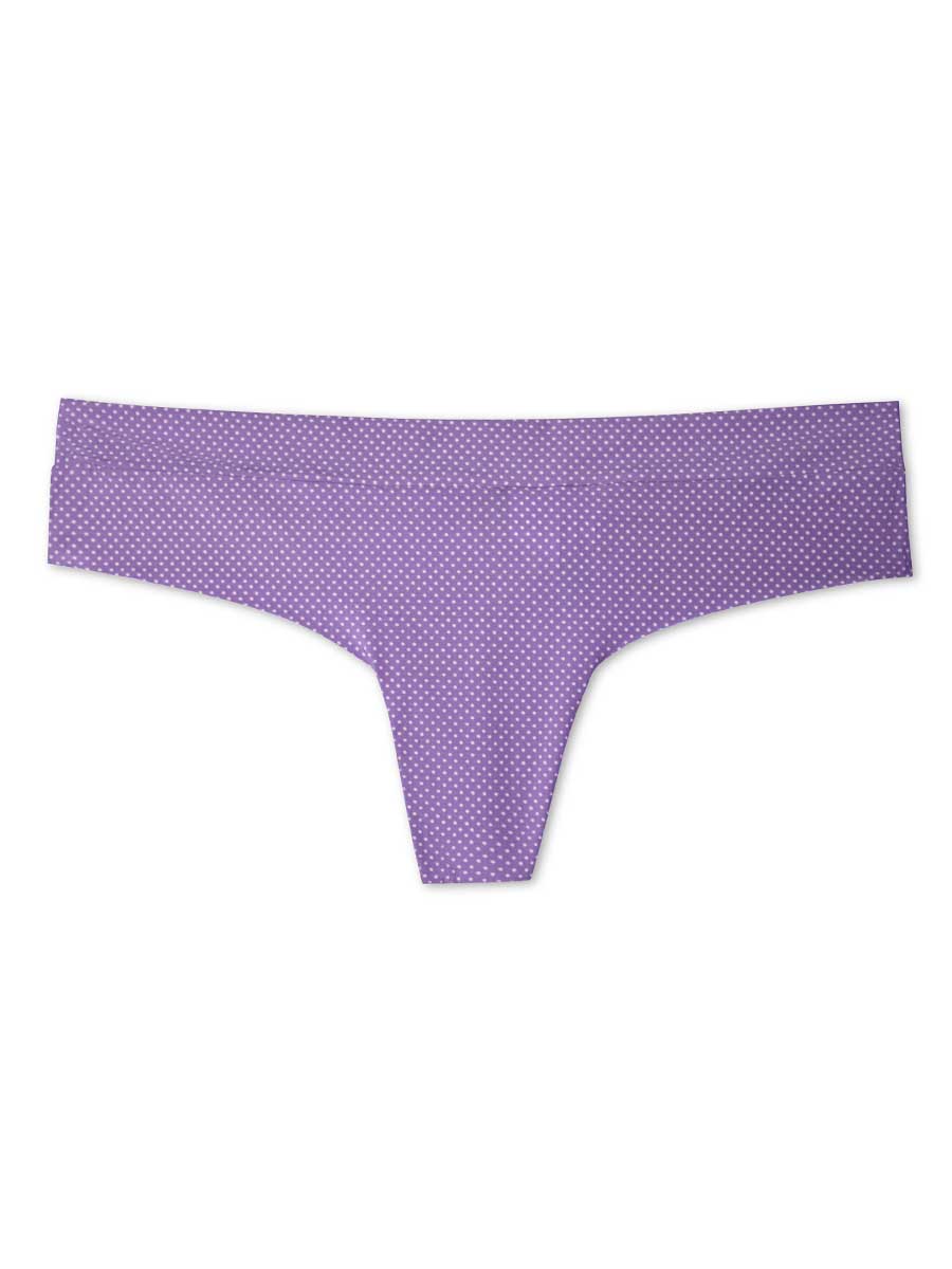 Brasilera Invisible Estampada Color Lila
