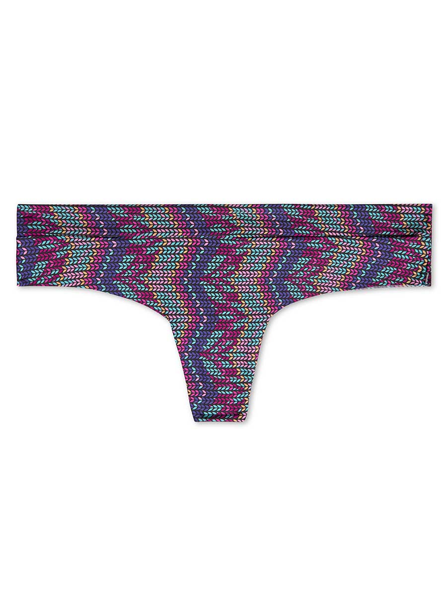 Brasilera Invisible Estampada Color Morado