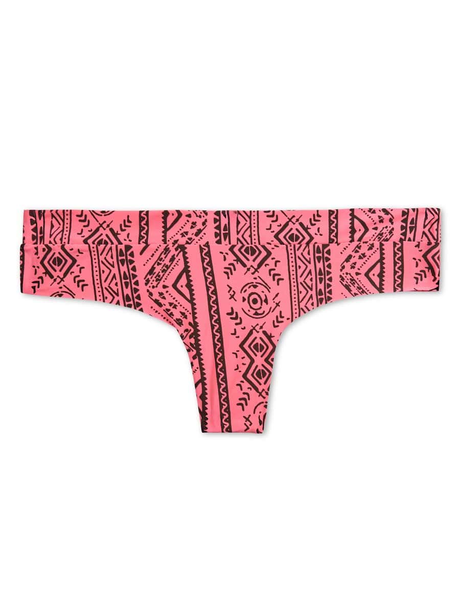 Brasilera Invisible Estampada Color Rosado