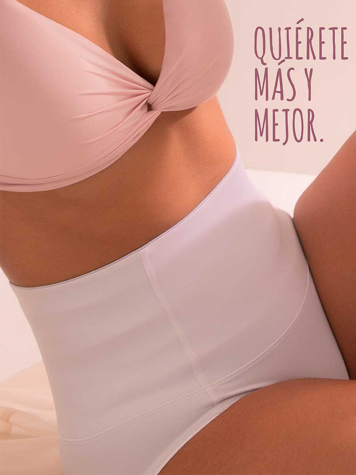 Panty Moldeador Para Mujer Alto en Cintura Blanco