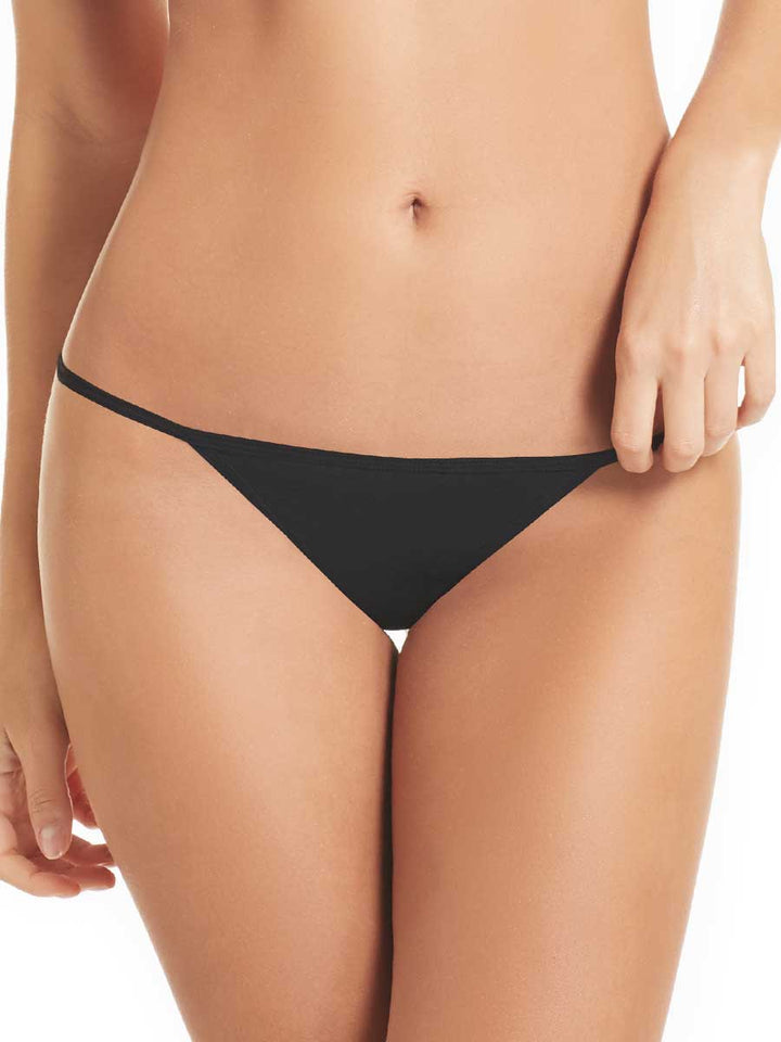 Brasilera Para Mujer Ajustable en Cintura Negro