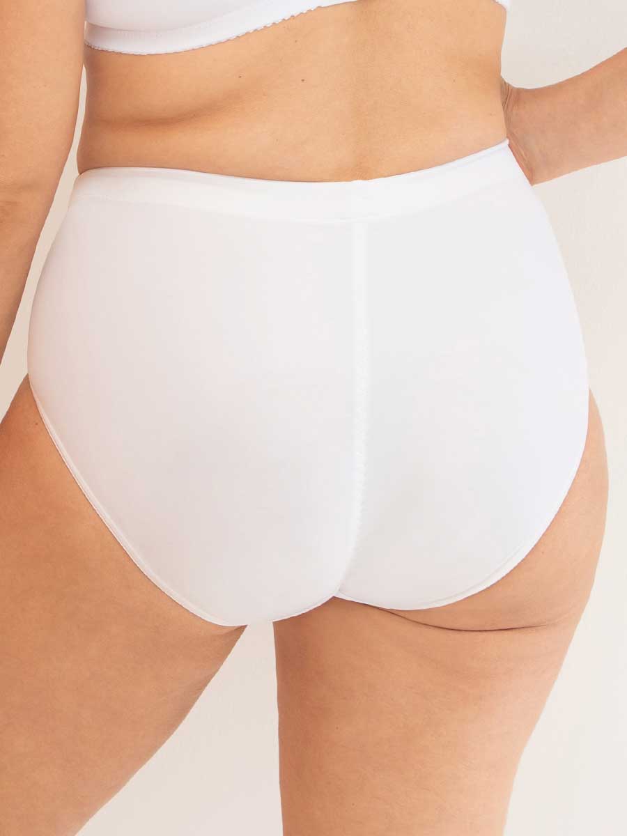 Panty Clásico Levanta Cola Para Mujer Blanco