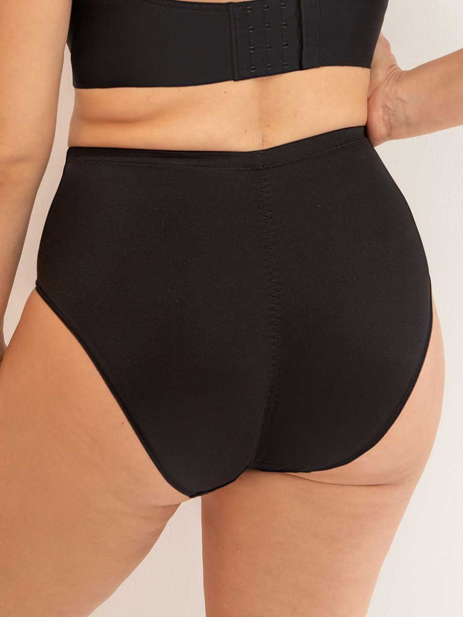 Panty Clásico Levanta Cola Para Mujer Negro