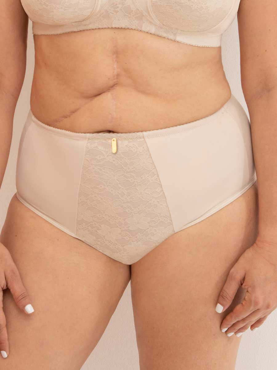 Panty Clásico Para Mujer Color Perla