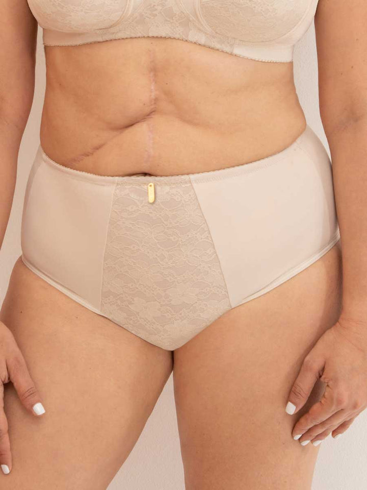 Panty Clásico Para Mujer Color Perla