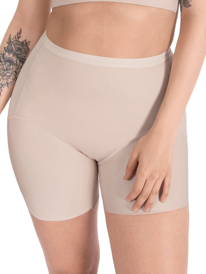Bóxer Moldeador Largo Para Mujer Color Perla
