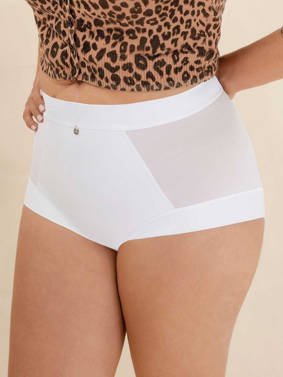 Panty Faja Color Blanco