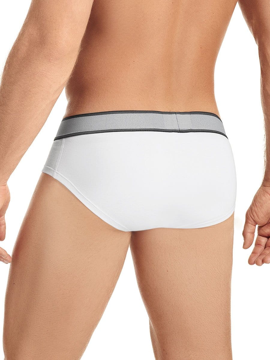 Hip Brief Para Hombre en Algodón Color Blanco