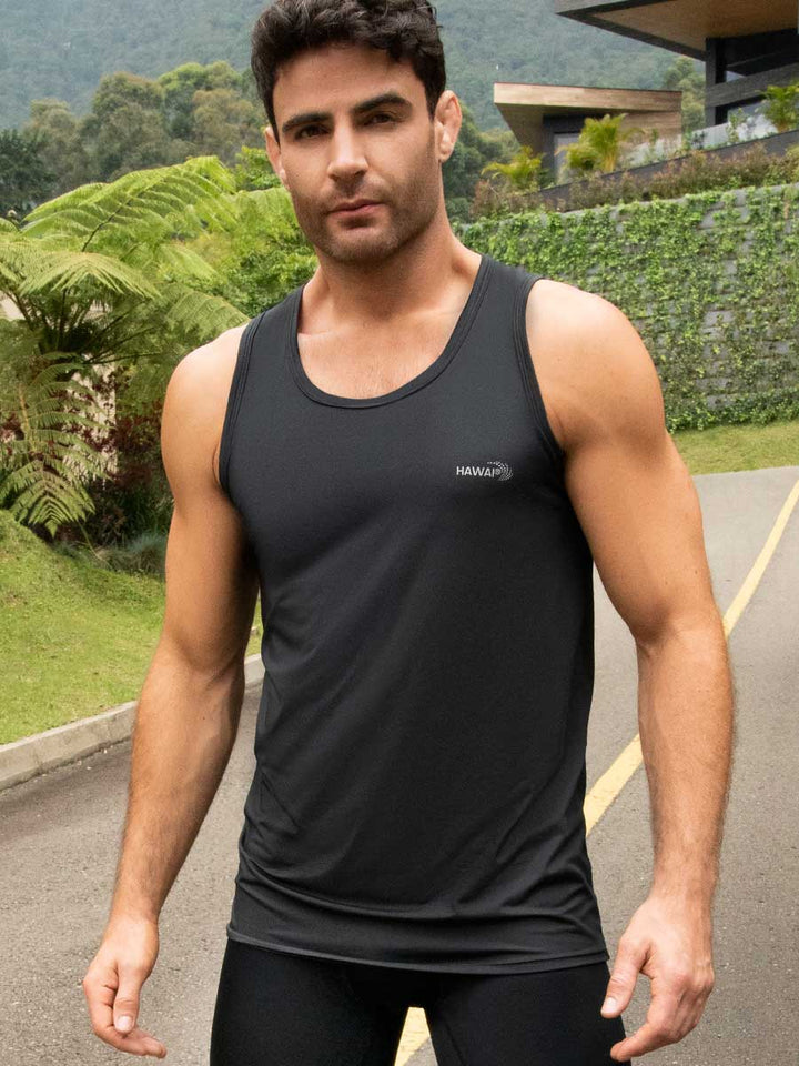 Camisilla Deportiva Negro
