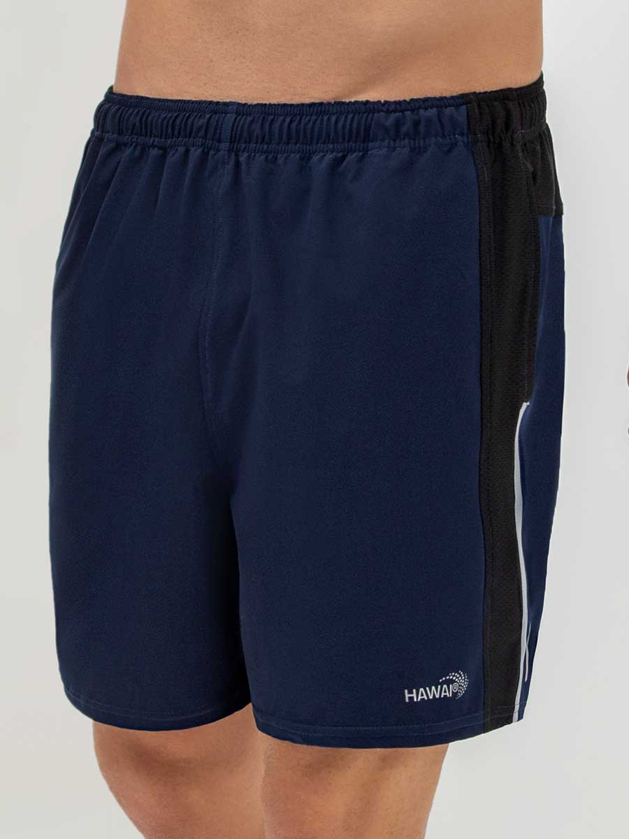 Pantaloneta Deportiva Larga Azul Oscuro