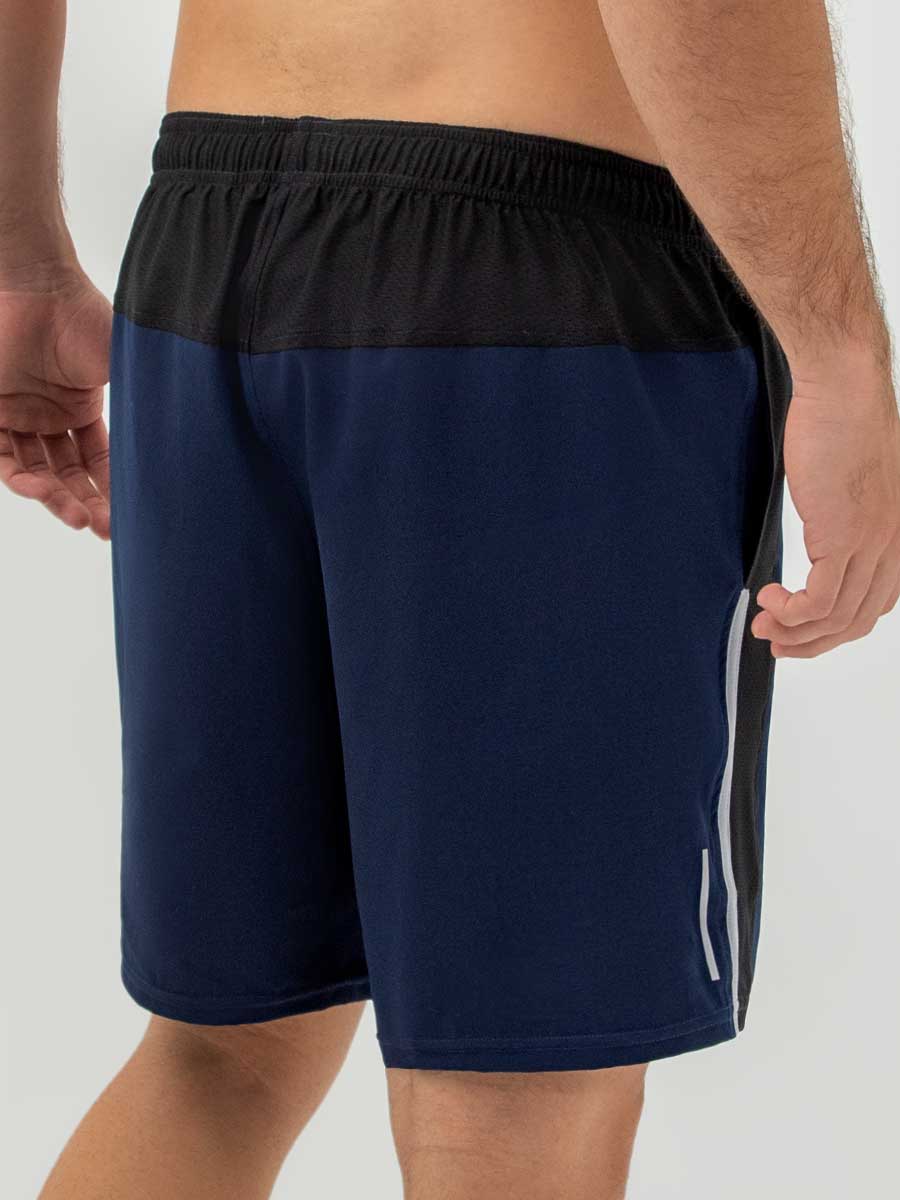 Pantaloneta Deportiva Larga Azul Oscuro