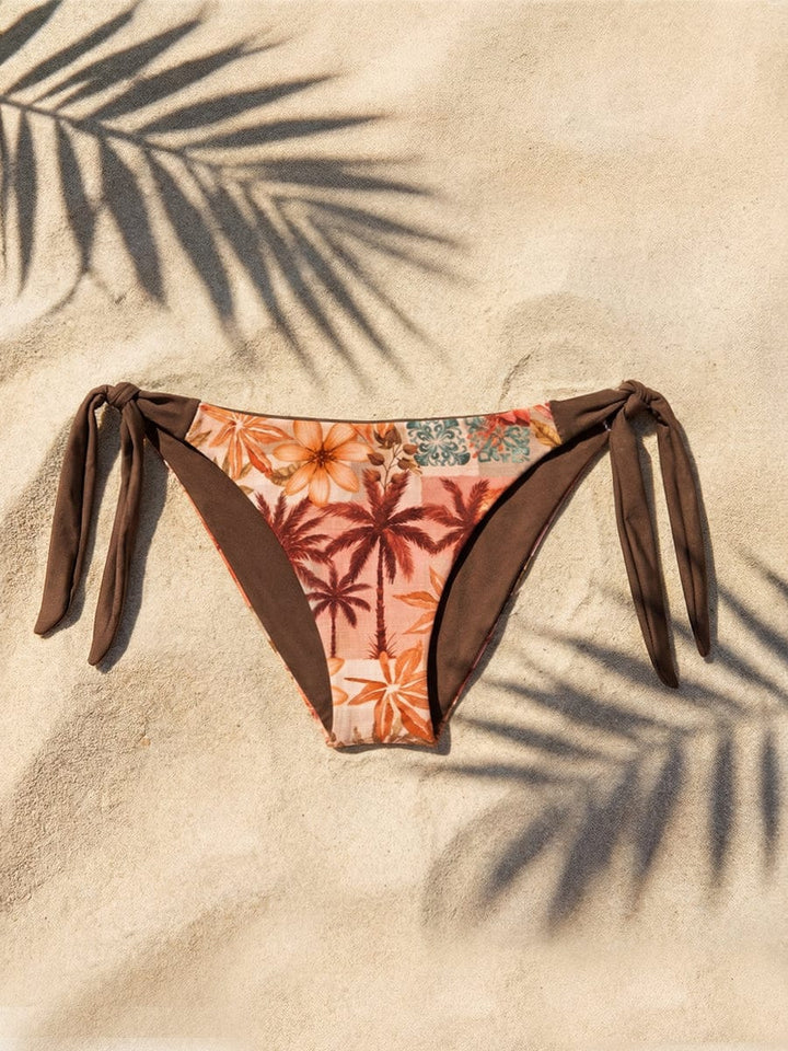Panty de Baño Reversible Ajustable Estampado