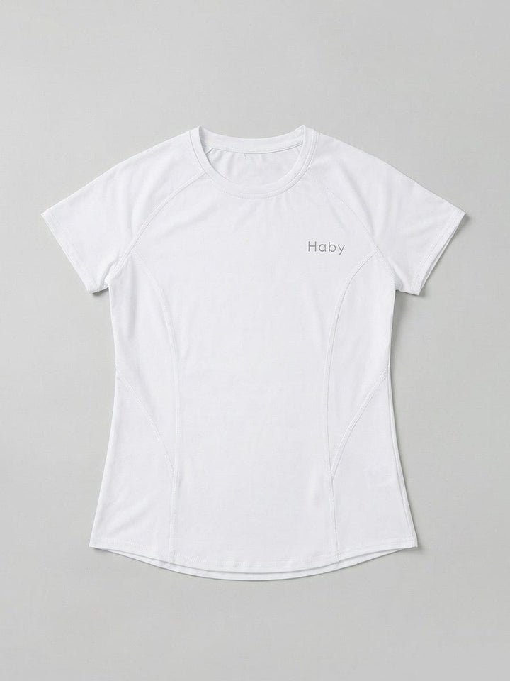 Camiseta Deportiva Para Mujer Color Blanco