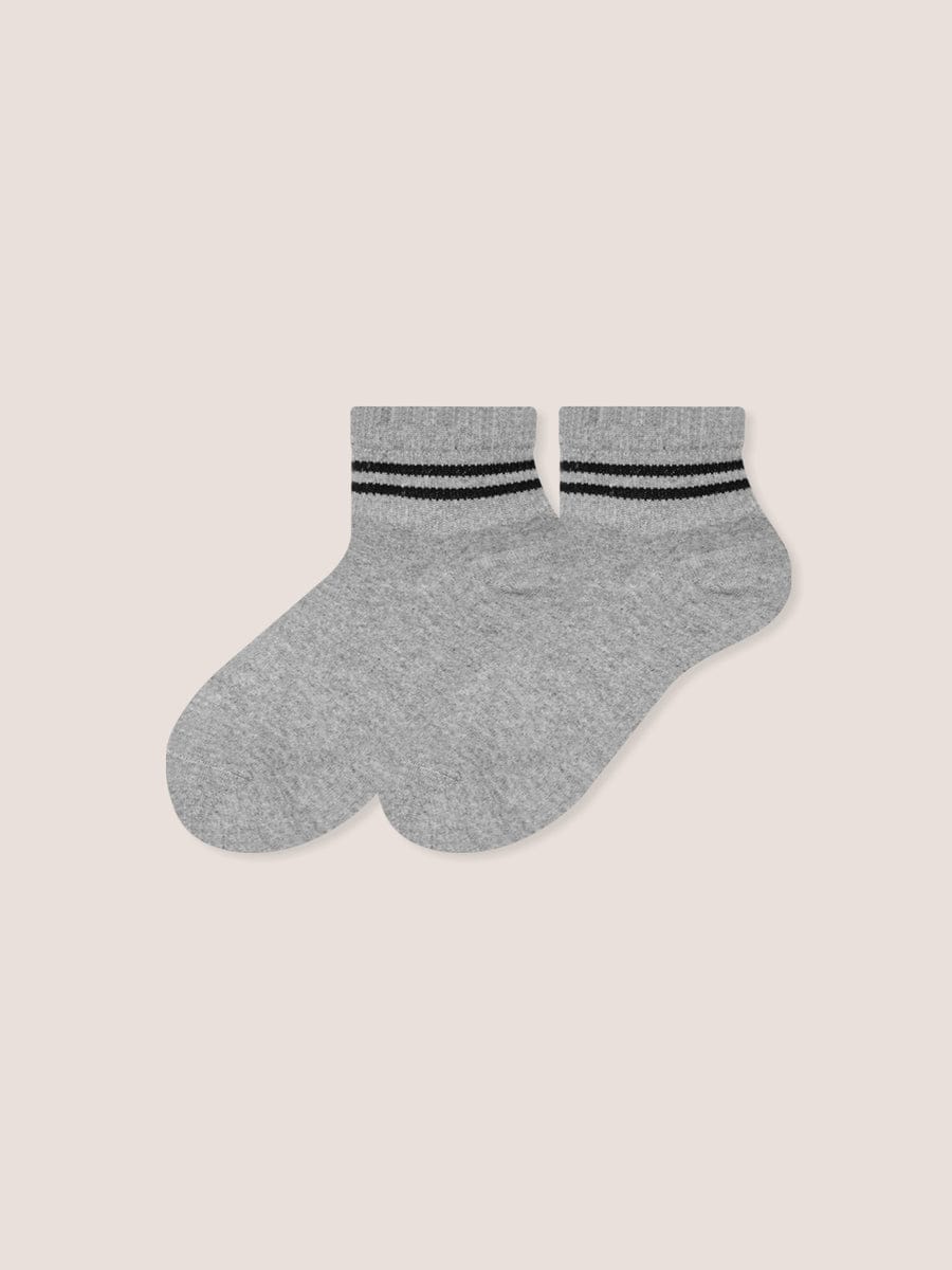 Medias Corta Rayas Unisex Paq. X3