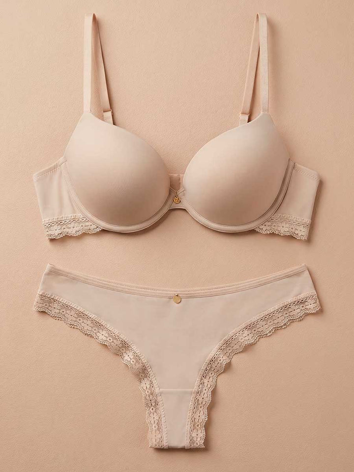 Brasier Media Copa Para Mujer Color Perla