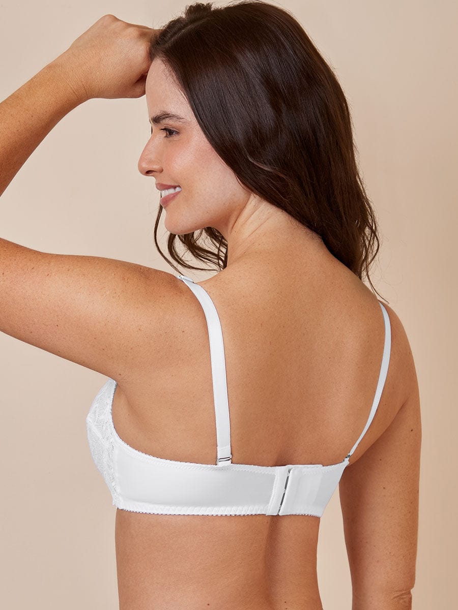 Brasier Clásico Romántico Blanco